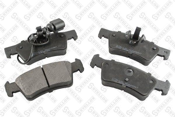 Brake Pad Set, disc brake 000 043B-SX