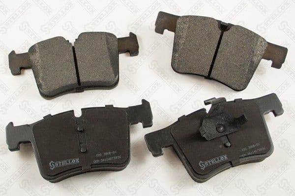 Brake Pad Set, disc brake 000 386B-SX