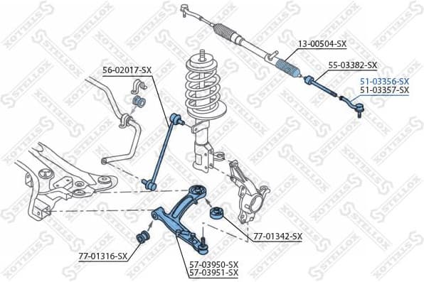 Tie Rod End 51-03356-SX - image 2