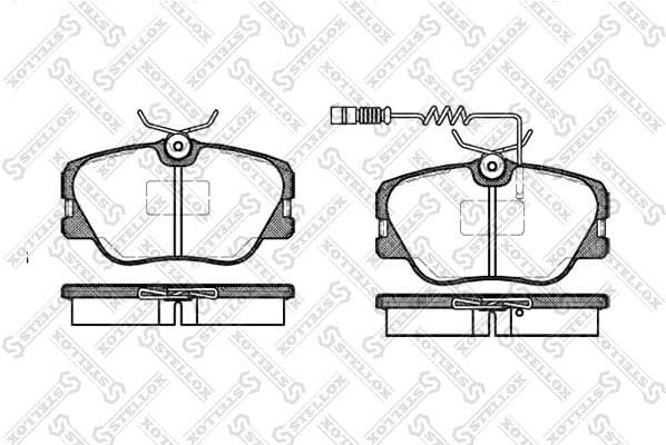 Brake Pad Set, disc brake 200 002B-SX