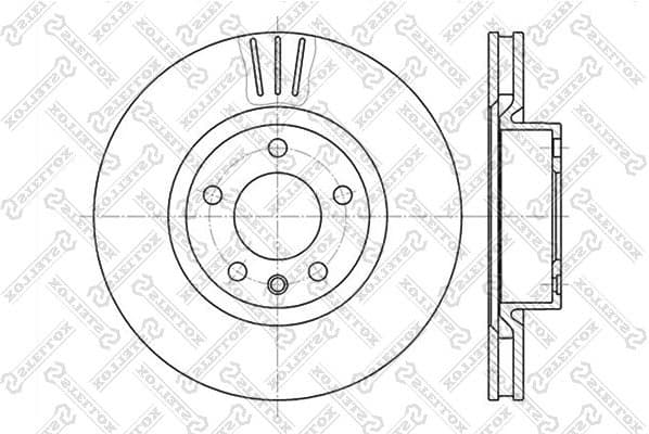Brake Disc 6020-3622V-SX