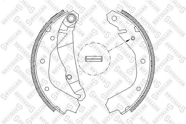 Brake Shoe Set 102 100-SX
