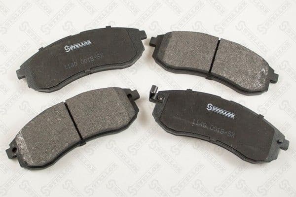 Brake Pad Set, disc brake 1140 001B-SX