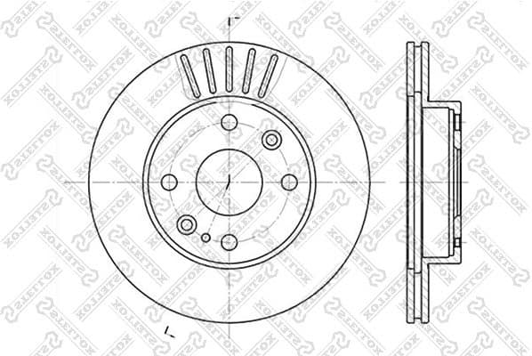 Brake Disc 6020-3223V-SX