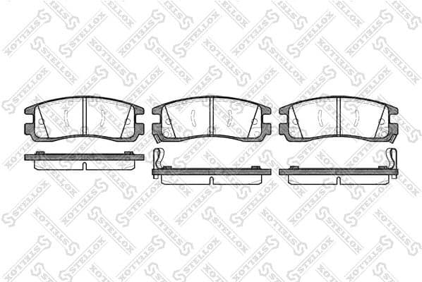 Brake Pad Set, disc brake 577 022B-SX