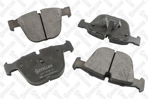 Brake Pad Set, disc brake 000 222B-SX
