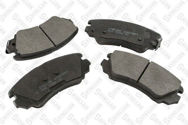 Brake Pad Set, disc brake 000 035B-SX
