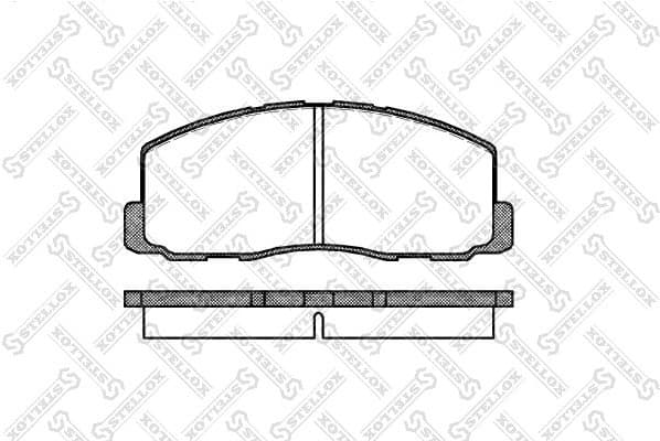 Brake Pad Set, disc brake 199 000-SX