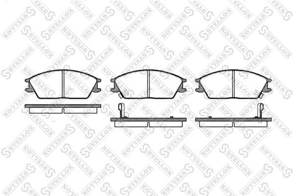 Brake Pad Set, disc brake 235 002-SX