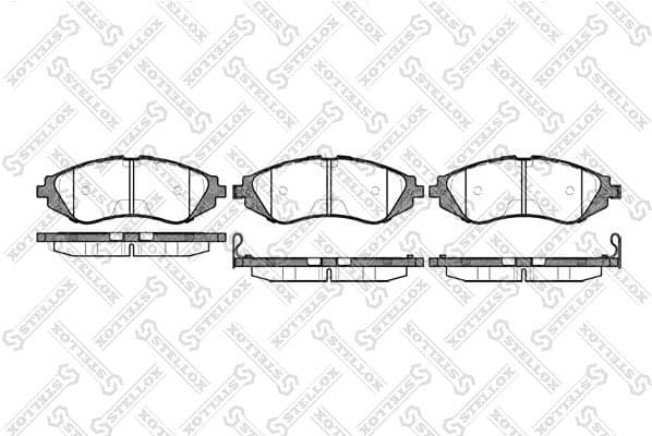 Brake Pad Set, disc brake 656 002B-SX
