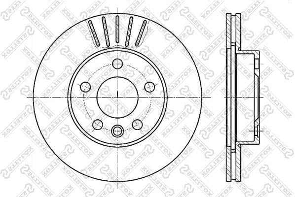 Brake Disc 6020-4768V-SX