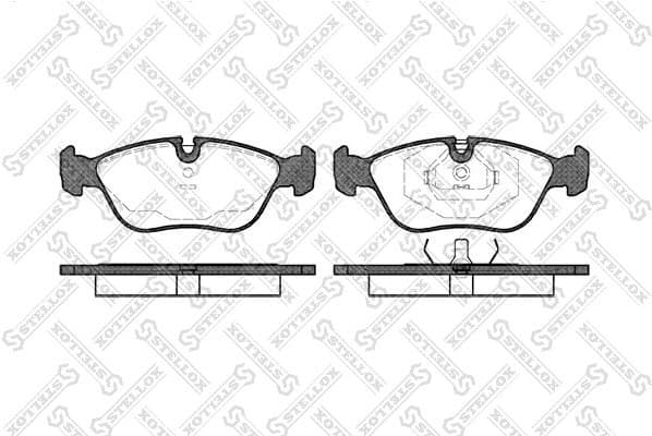 Brake Pad Set, disc brake 457 000B-SX