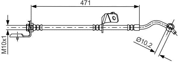Brake Hose 1987481715