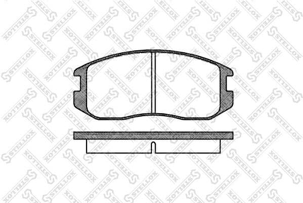 Brake Pad Set, disc brake 368 000-SX