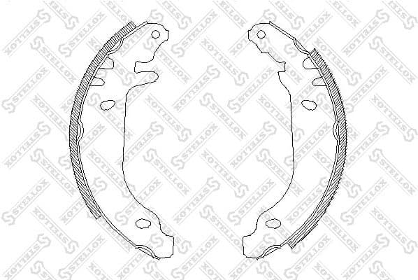 Brake Shoe Set 180 100-SX