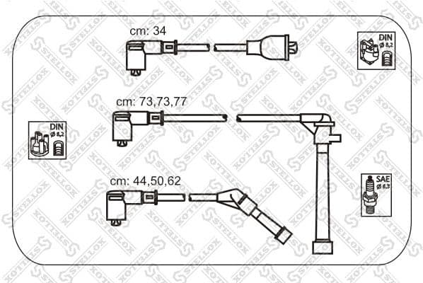 Ignition Cable Kit 10-38266-SX