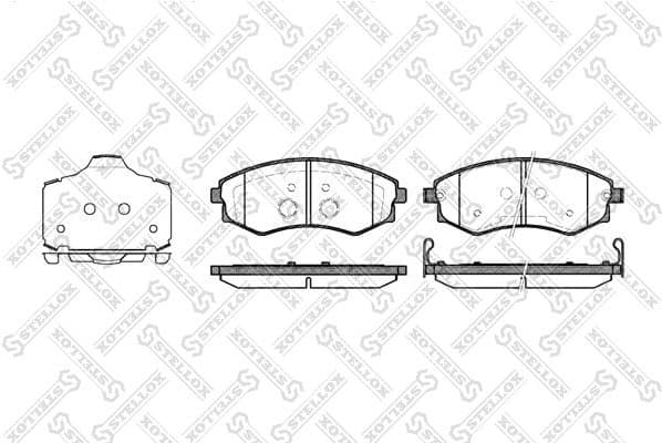 Brake Pad Set, disc brake 329 003B-SX