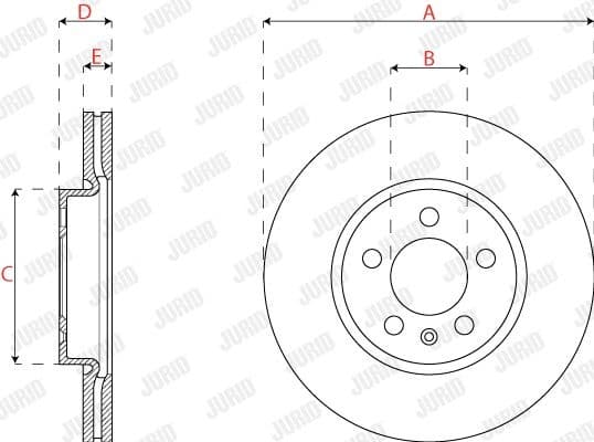 Brake Disc COAT+ 563228JC - image 2