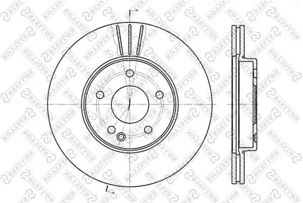 Brake Disc 6020-3317V-SX