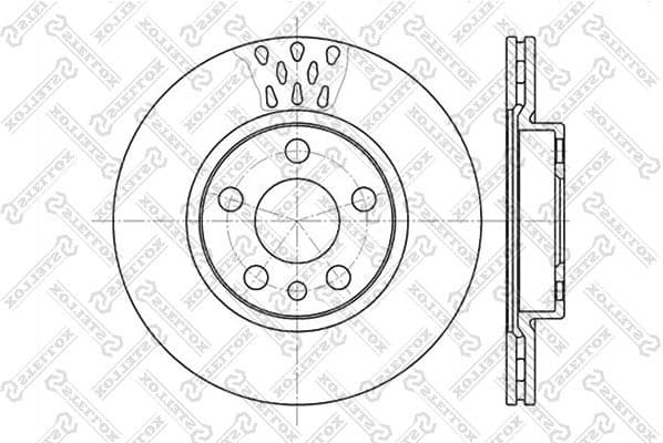 Brake Disc 6020-1923V-SX