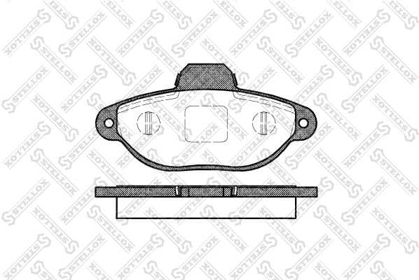 Brake Pad Set, disc brake 425 020-SX