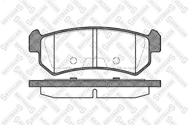 Brake Pad Set, disc brake 1059 000-SX