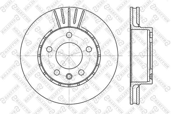 Brake Disc 6020-3611V-SX