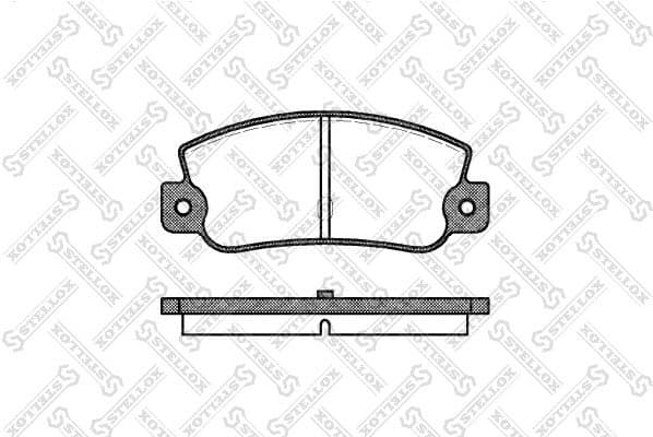 Brake Pad Set, disc brake 036 030-SX
