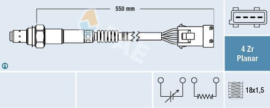 Oxygen Sensor 77411