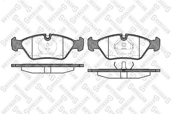 Brake Pad Set, disc brake 150 000B-SX