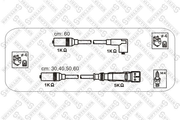 Ignition Cable Kit 10-38337-SX
