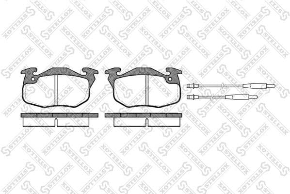 Brake Pad Set, disc brake 203 034B-SX