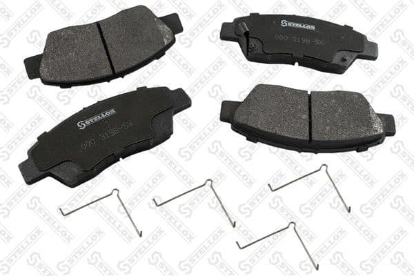 Brake Pad Set, disc brake 000 319B-SX