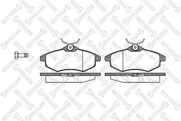 Brake Pad Set, disc brake 892 000-SX