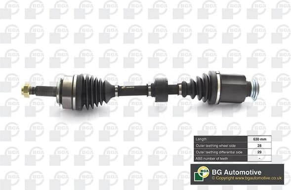 Drive Shaft DS2519R