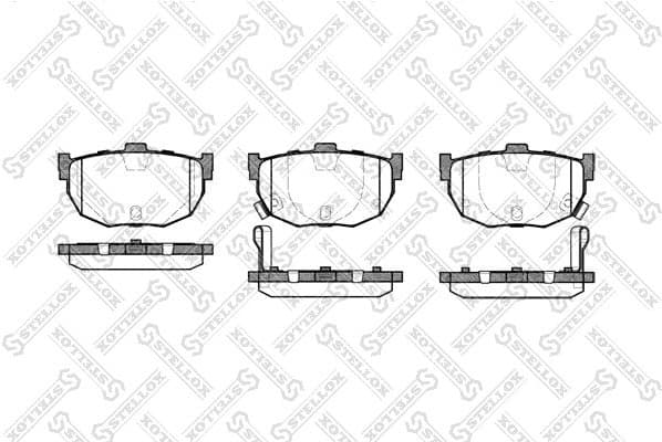 Brake Pad Set, disc brake 305 022-SX