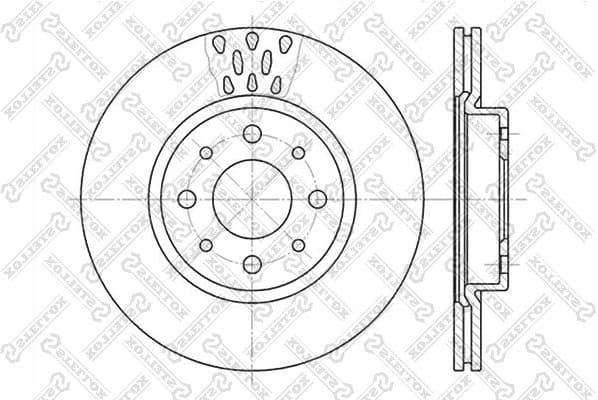 Brake Disc 6020-9921V-SX