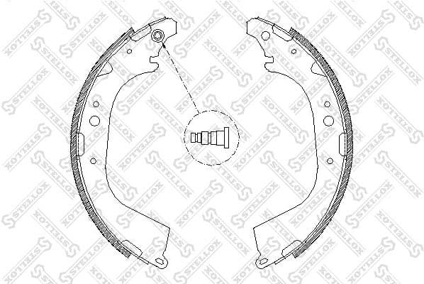 Brake Shoe Set 661 101-SX