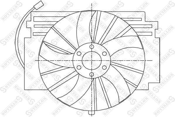 Fan, engine cooling 29-99365-SX