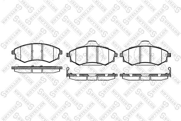 Brake Pad Set, disc brake 329 092-SX