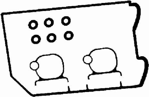 Gasket Set, cylinder head cover RK4370