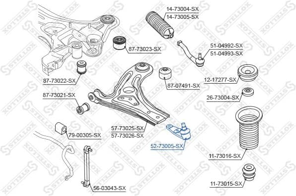 Ball Joint 52-73005-SX - image 2