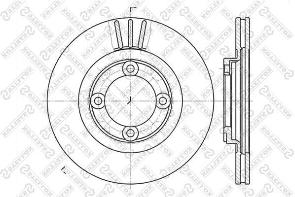 Brake Disc 6020-3219V-SX