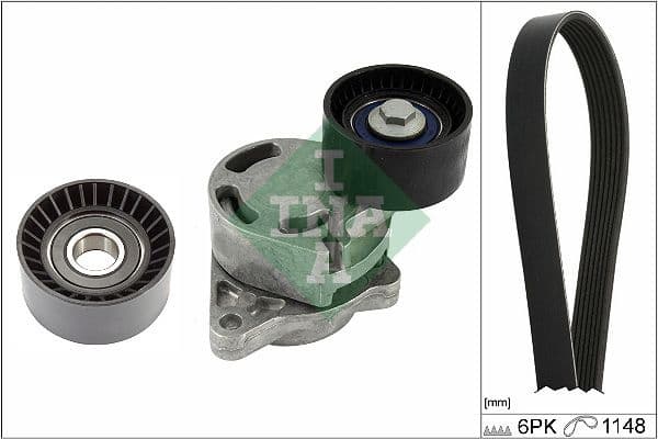 V-ribbed Belt Set 529 0407 10