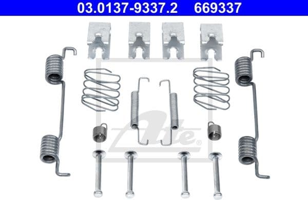 Accessory Kit, parking brake shoes 03.0137-9337.2 - image 2