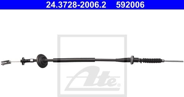 Cable Pull, clutch control 24.3728-2006.2 - image 2