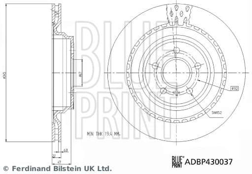 Brake Disc ADBP430037 - image 3