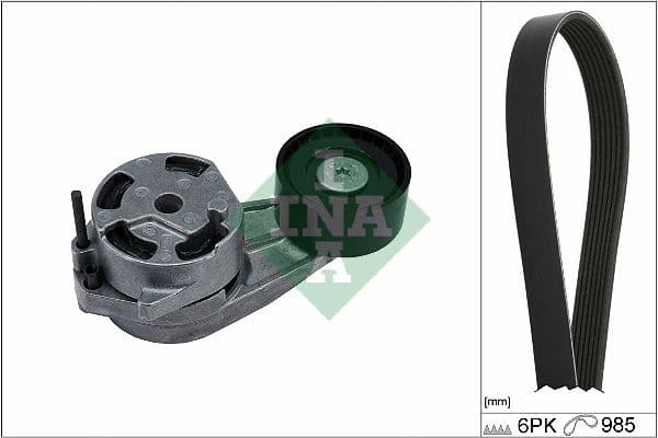 V-ribbed Belt Set 529 0482 10