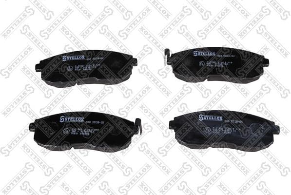 Brake Pad Set, disc brake 000 553B-SX