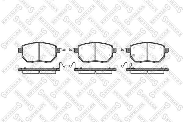 Brake Pad Set, disc brake 996 002-SX